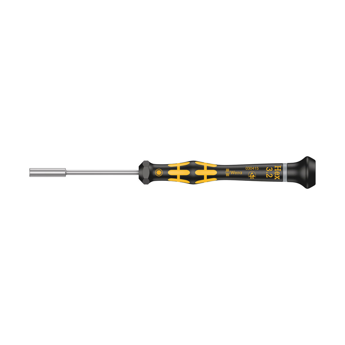 1569 ESD Kraftform Micro Steckschlüssel, 3,2 x 60 mm