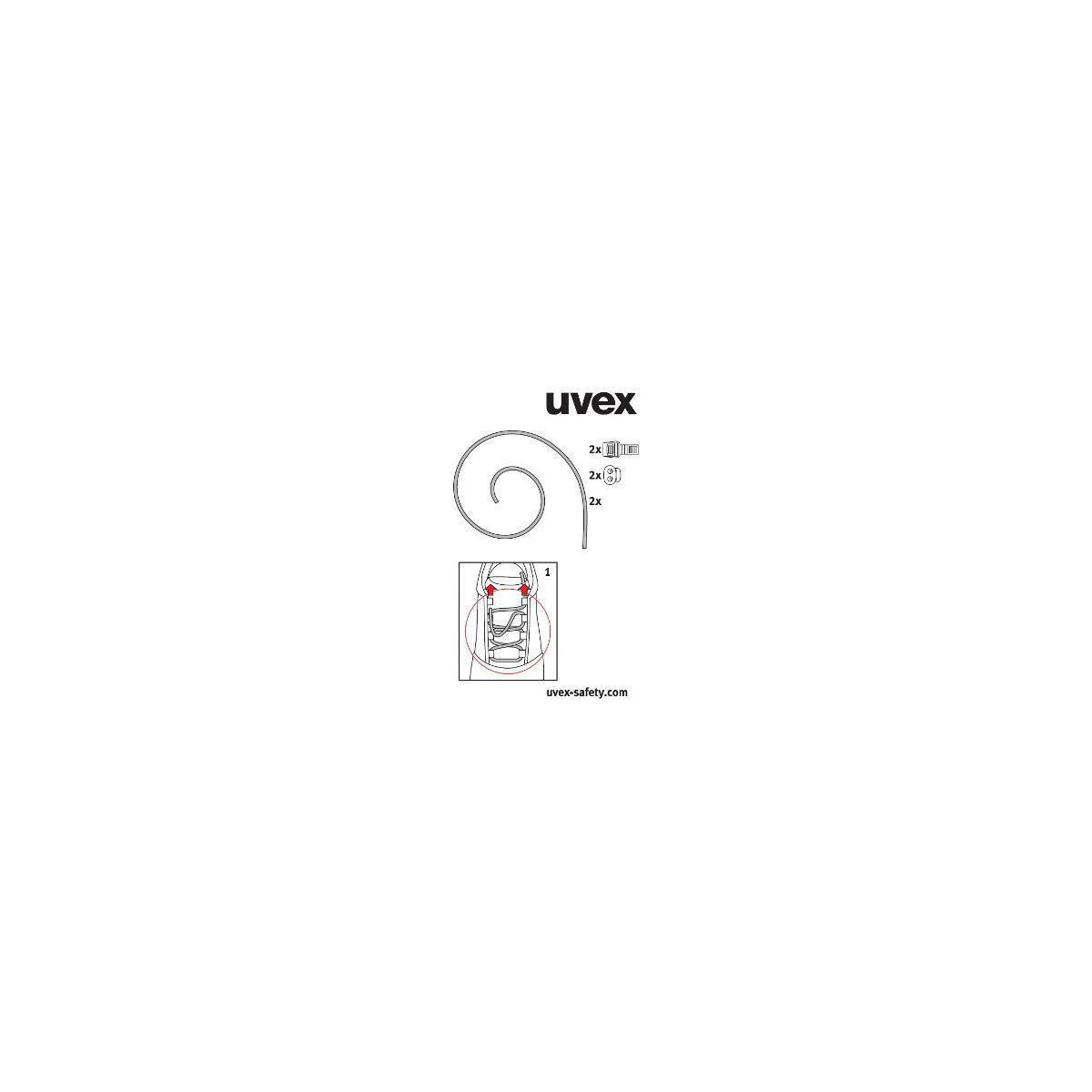 uvex Schnürsenkel 95 schwarz