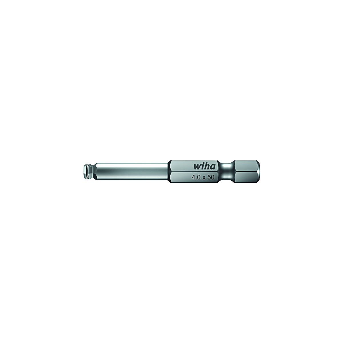 Bit für Sechskant, 1/4 Zoll E 6,3 mit Kugelkopf / MagicRing®, Sechskant: 3mm