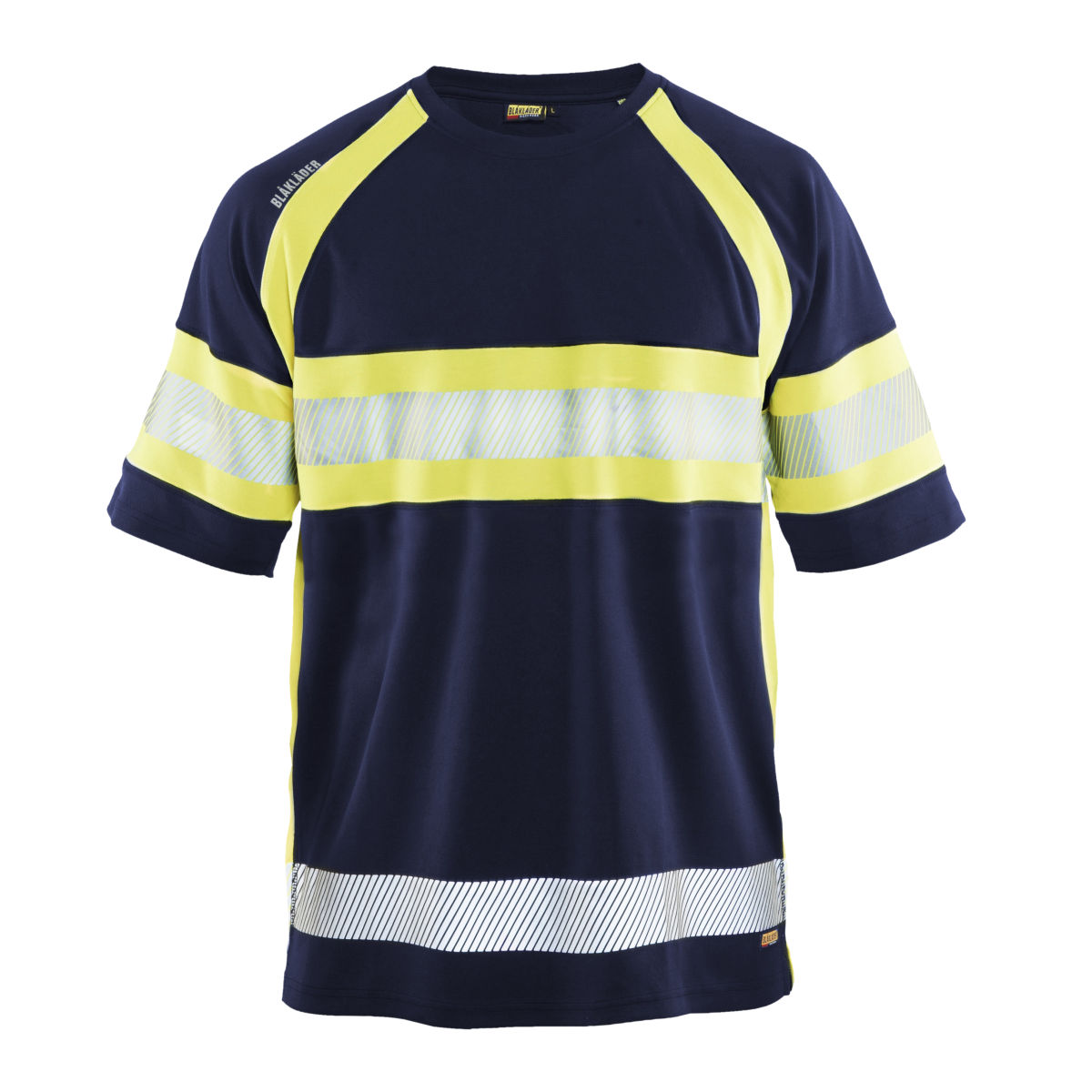 UV T-Shirt High Vis Marineblau/ High Vis Gelb 5XL, marineblau / high vis gelb