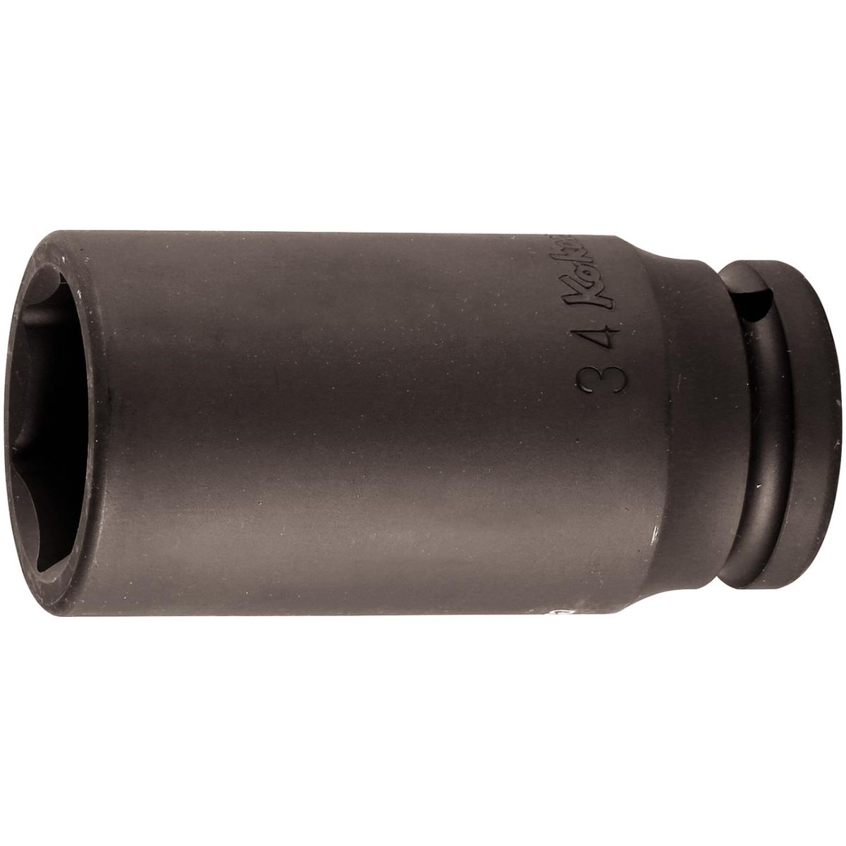 IMPACT-Steckschlüsseleinsatz 6-kant, 3/4 Zoll dünnwandig, lang, Schlüsselweite: 22mm
