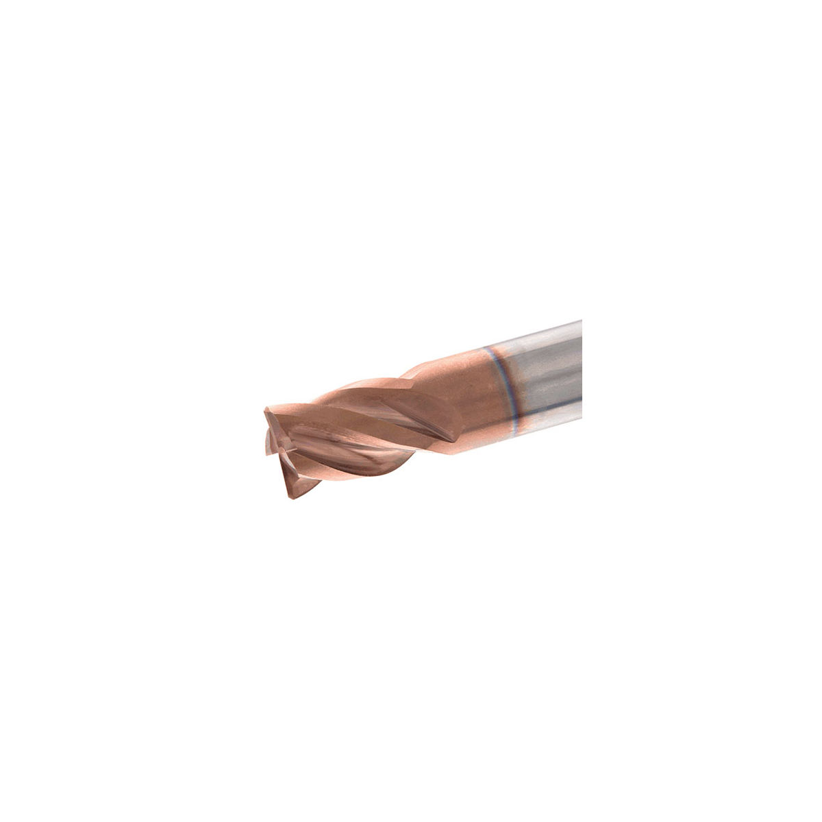 ECI-H4S 750-750W750CFE4 IC608 Schaftfräser mit 4 Schneiden, unterschiedlichen Spiralwinkeln und ungleicher Teilung für vibrationsarme Bearbeitung