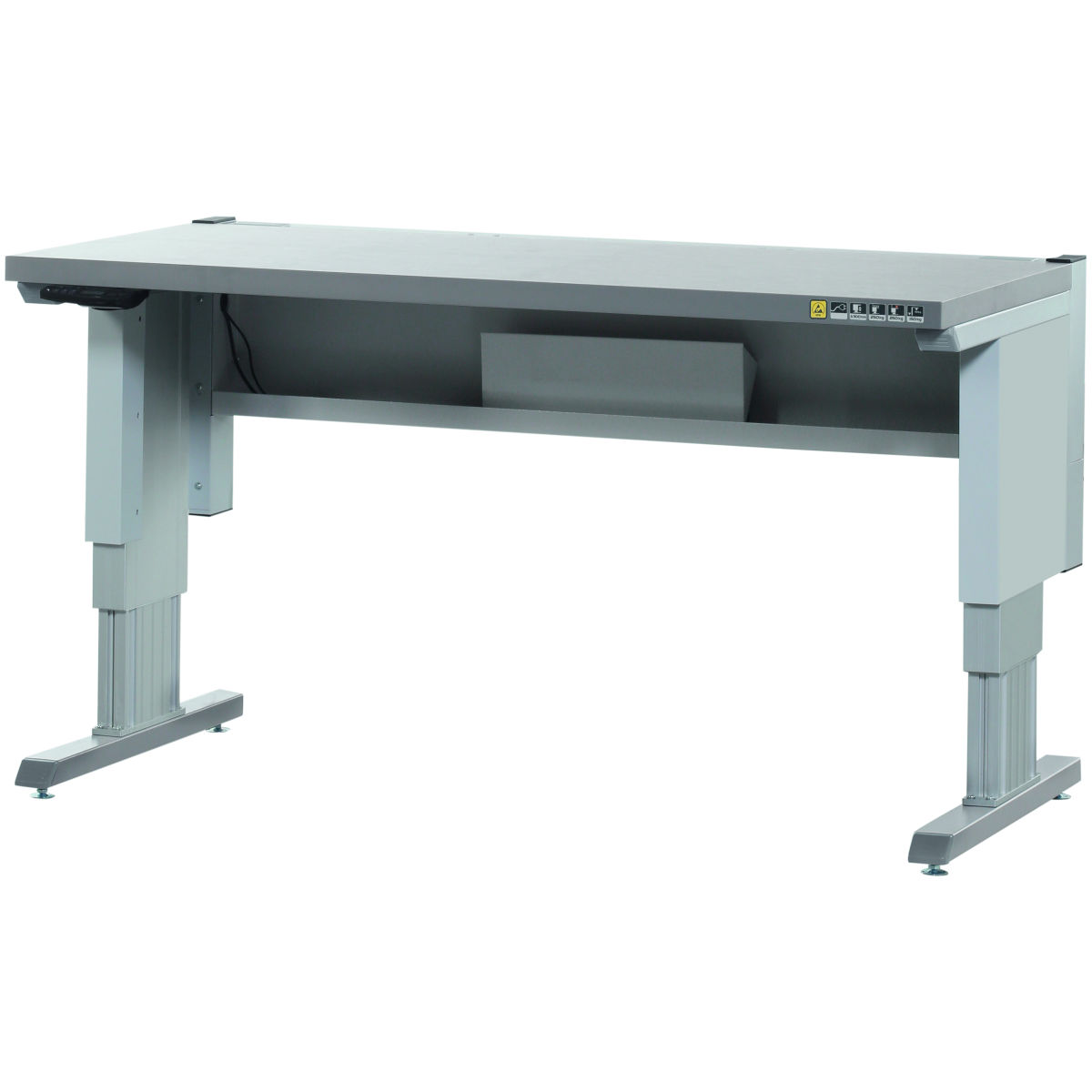 Workstation eLevel mit ESD-Belag, Länge: 1000mm