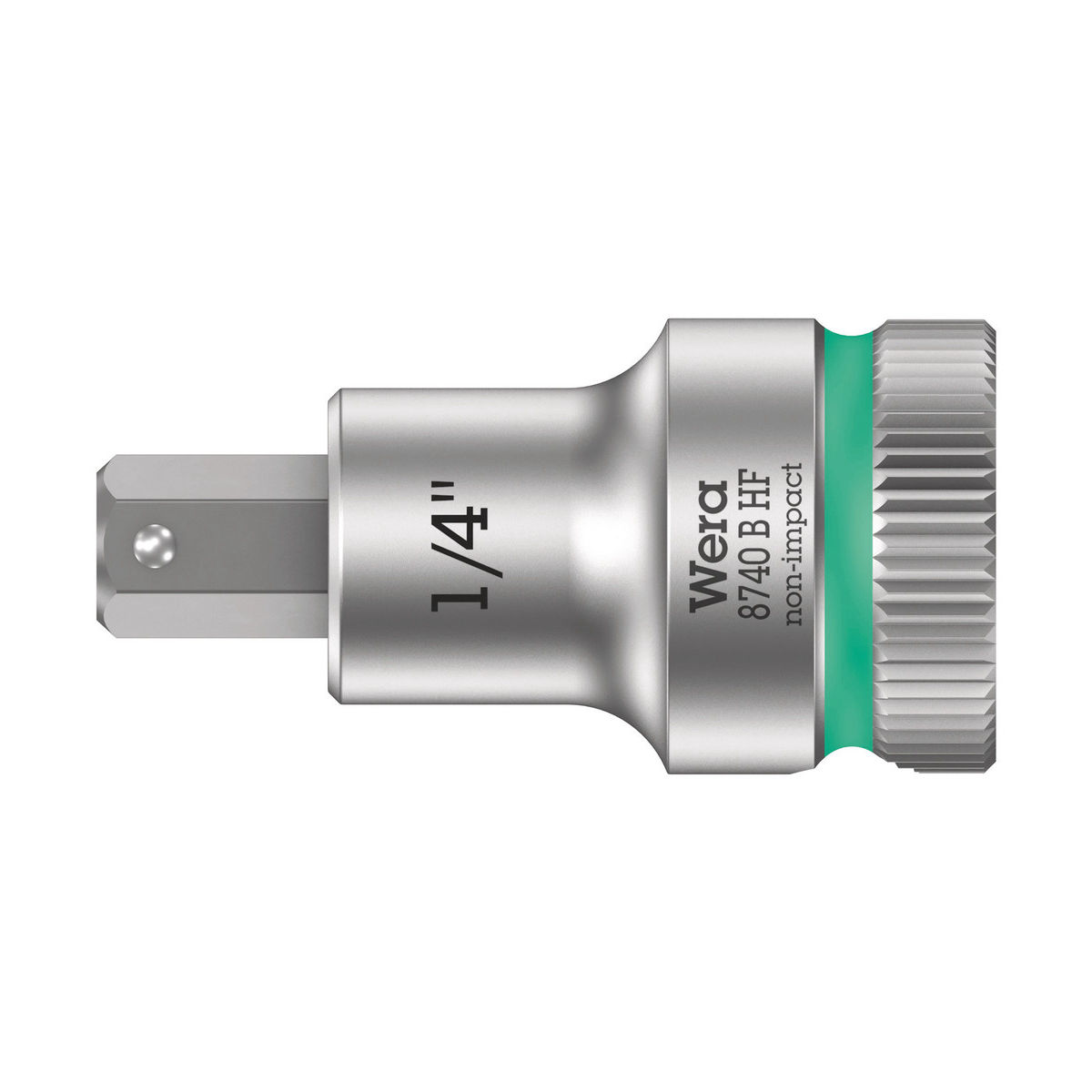 8740 B HF Zyklop Bitnuss mit 3/8″-Antrieb, mit Haltefunktion für Innensechskantschrauben, 1/4″ x 35 mm