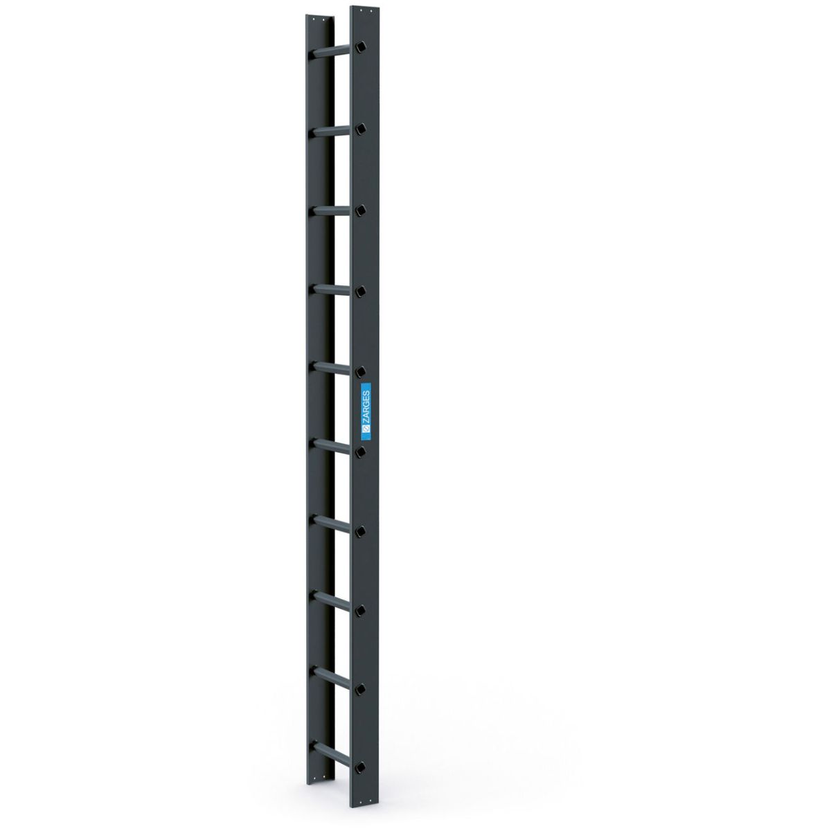 Dachleiter 2,8m Anthrazit beschichtet