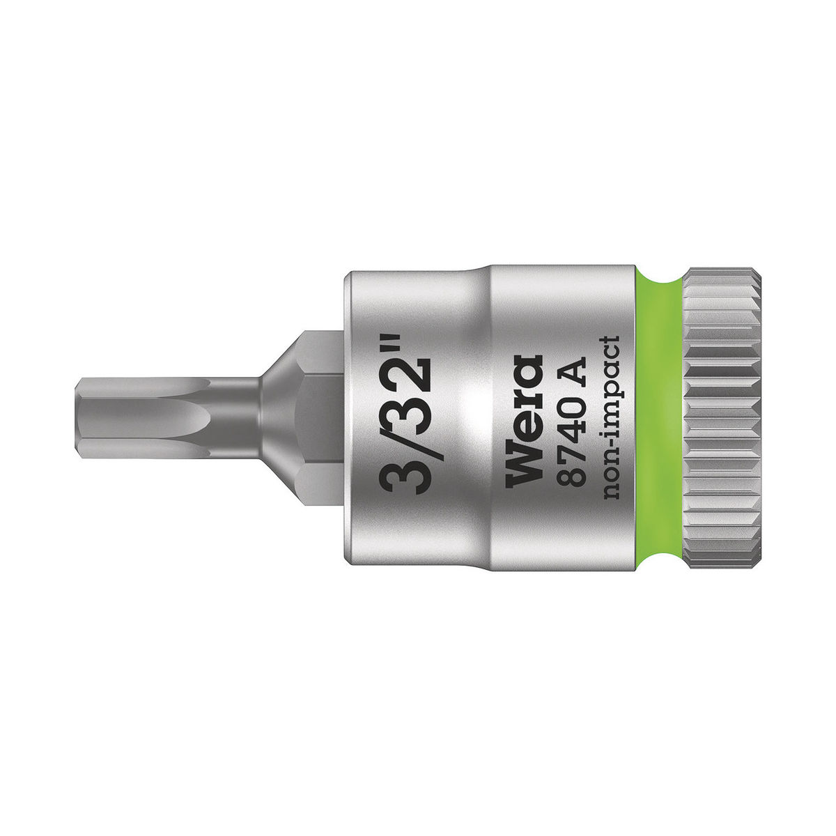 8740 A Zyklop Bitnuss mit 1/4″-Antrieb, für Innensechskantschrauben, 3/32″ x 28 mm
