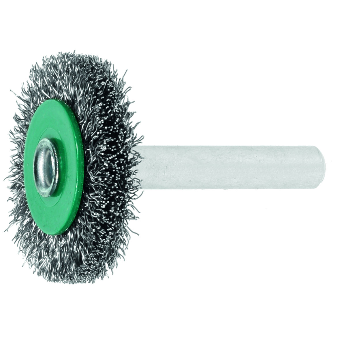 Schaft-Rundbürste INOX-Draht 0,20 mm, Bürsten-⌀ D 1 ×Besatzbreite L 1 : 30X6mm