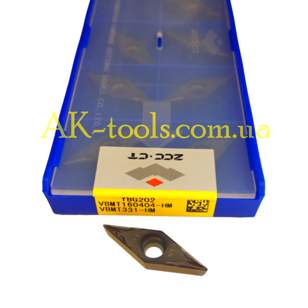 ПРОХІДНІ-РОЗТОЧНІ ПЛАСТИНИ, 35° VNMG+VBMT+VCMT · VBMT160404-HM YBG202 ZCC-Original