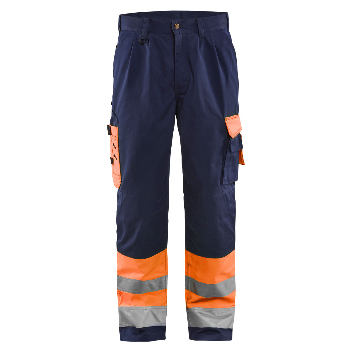 High Vis Arbeitshose High Vis Orange/Marineblau D84, high vis orange / marineblau