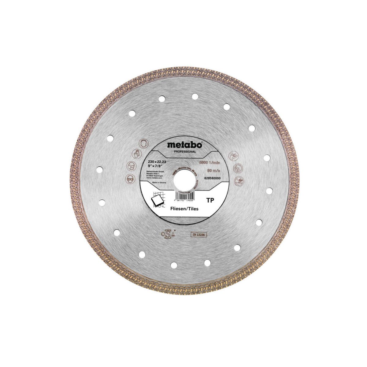 Diamanttrennscheibe TP prof.230x22,23mm