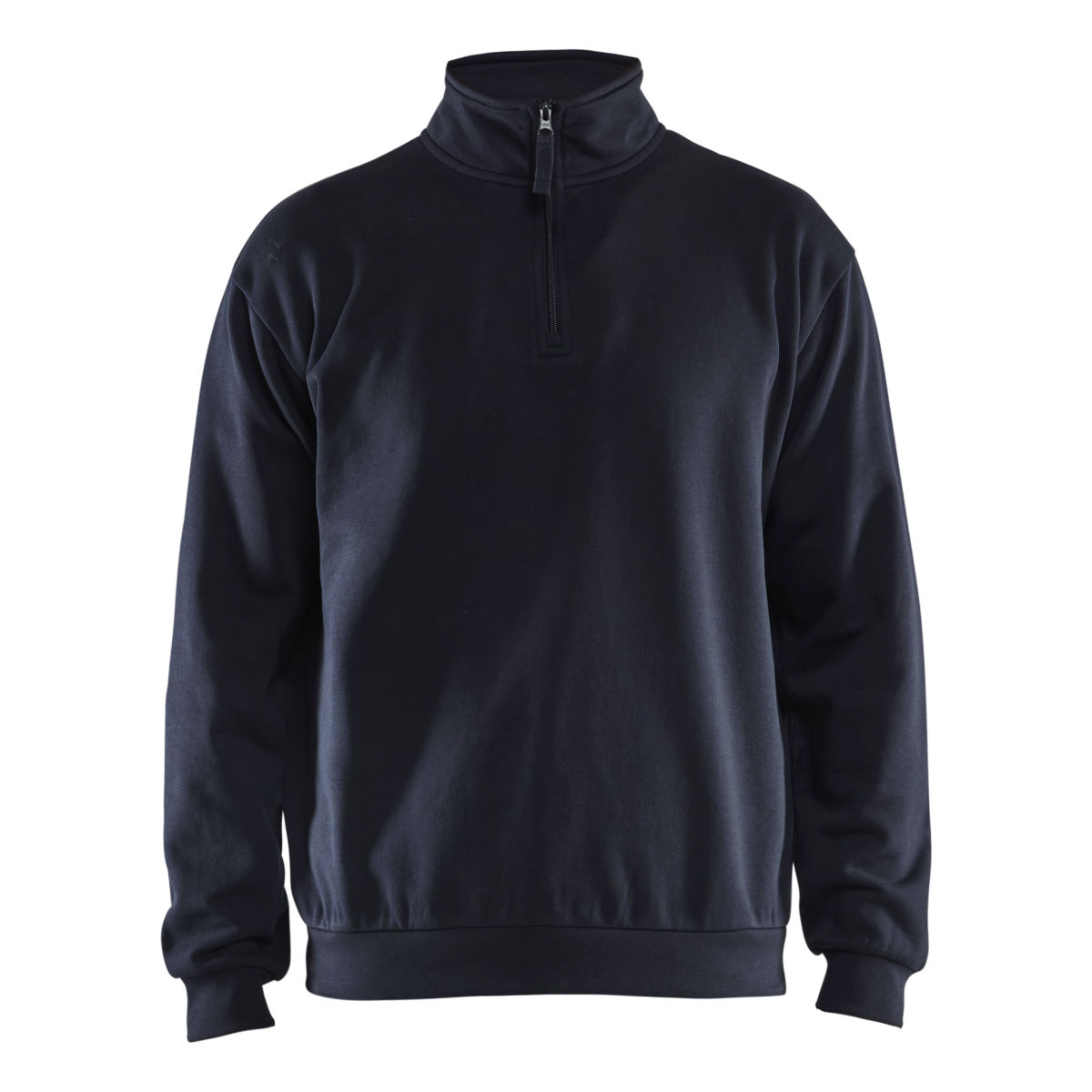 Sweatshirt mit Half-Zip Dunkel Marineblau 6XL, dunkel marineblau