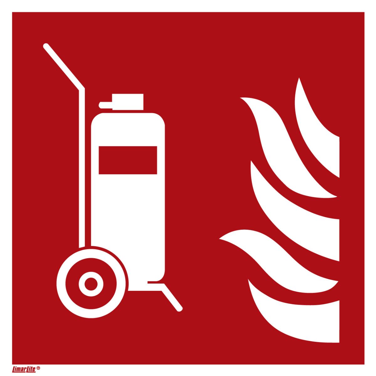 Brandschutzzeichen Fahrbarer Feuerlöscher, Typ: 11150