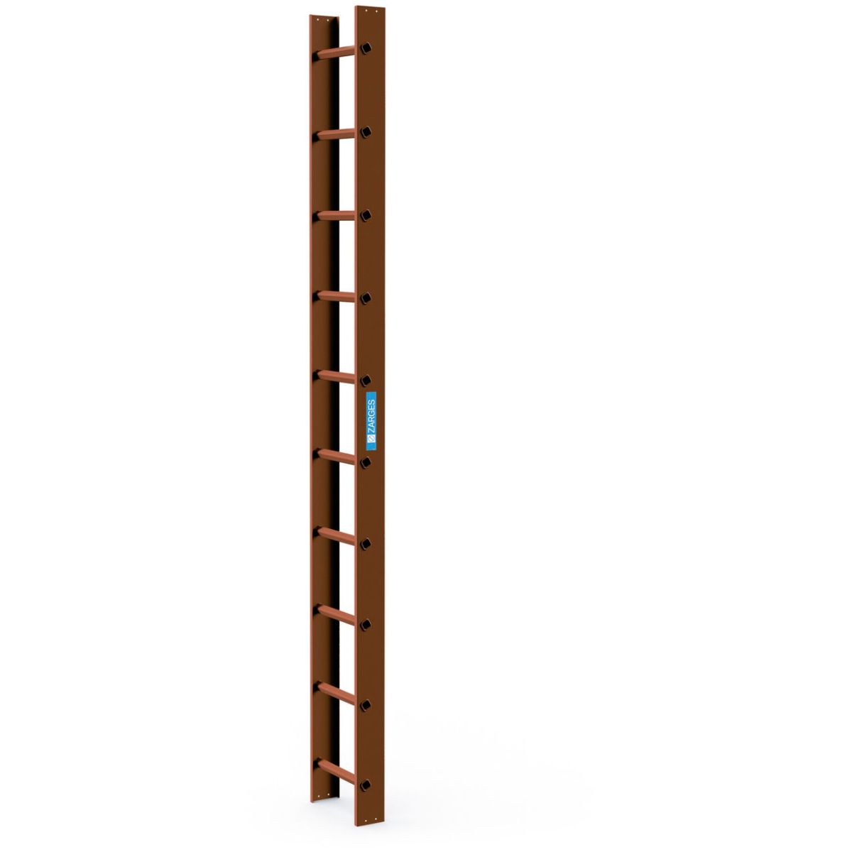 Dachleiter 2.8m Kupferbraun beschichtet