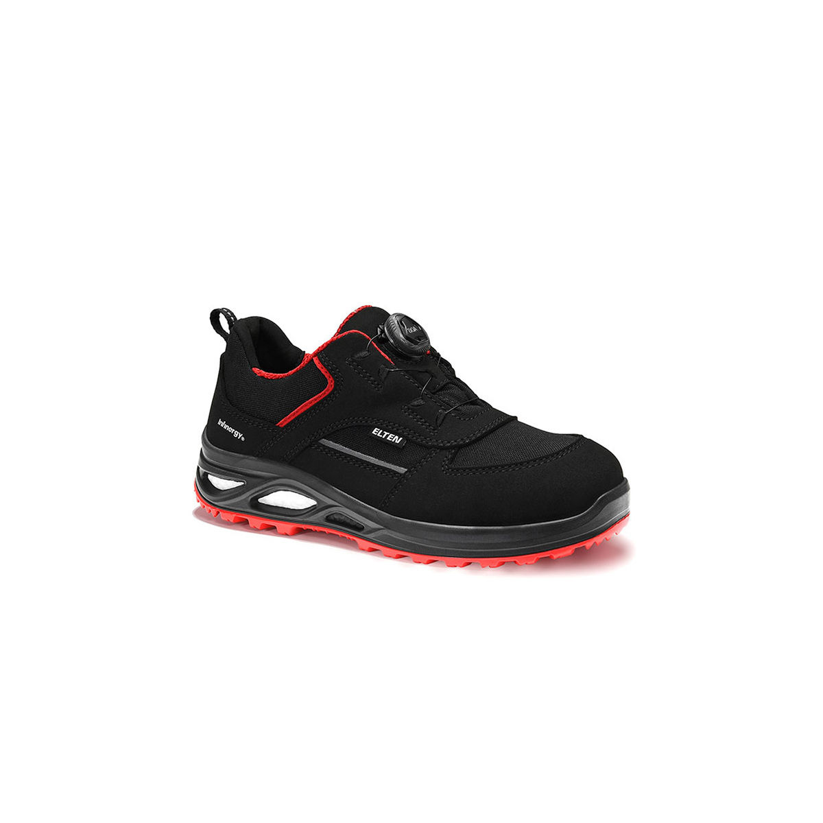 Damen-Sicherheitshalbschuh HANNAH XXTL BOA® schwarz-rot Low ESD S3S, Größe 35