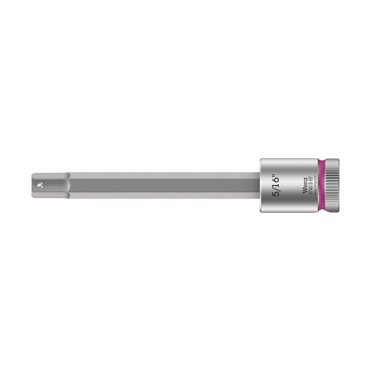 8740 B HF Zyklop Bitnuss mit 3/8″-Antrieb, mit Haltefunktion für Innensechskantschrauben, 5/16″ x 100 mm