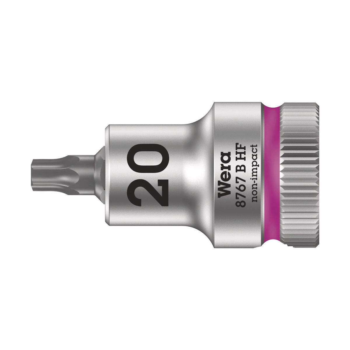 8767 B HF TORX® Zyklop Bitnuss mit 3/8″-Antrieb, mit Haltefunktion, TX 20 x 35 mm