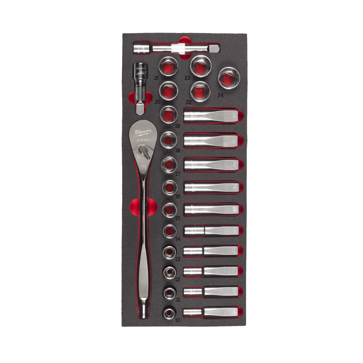 1/2″ Ratschen+Nüsse Einlage 28-teile