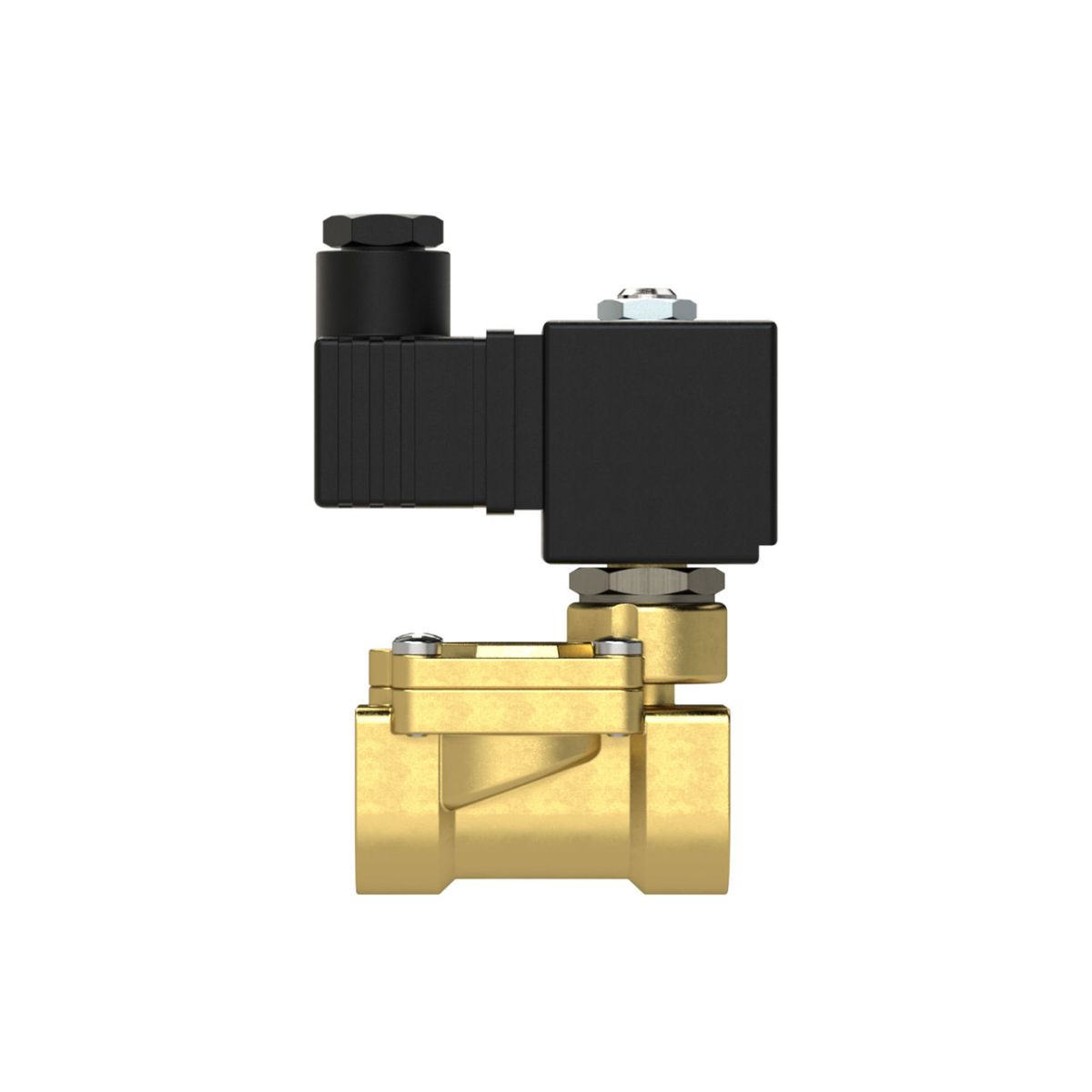 2/2-MV, Messing, NO, vorgesteuert, 24V DC, 8W (11W), NBR, G 2, PN 0, 2-10 bar