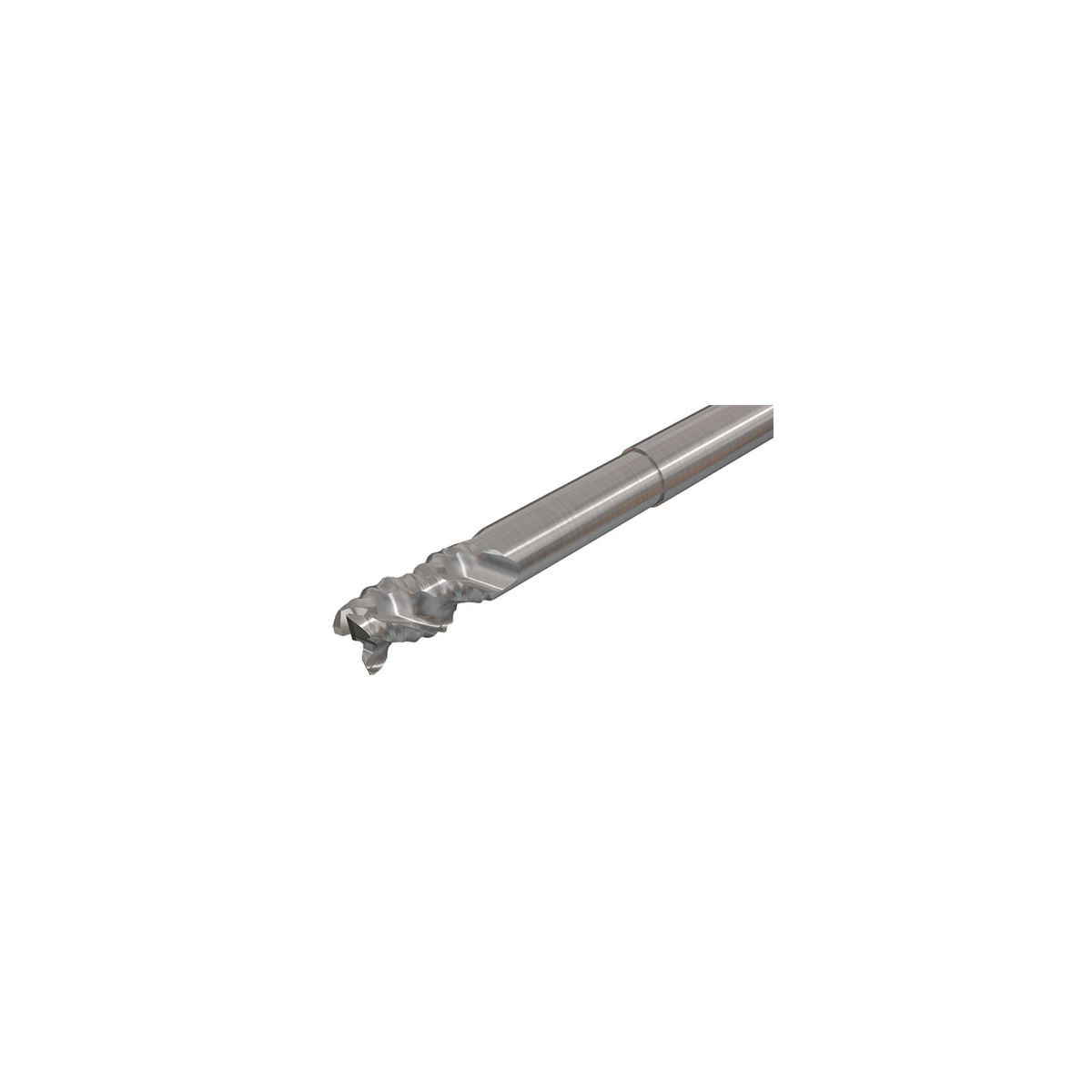 ECR-B3 06-09/21C06R02A57 IC08 Vollhartmetall-Schruppfräser für hohes Zeitspanvolumen bei der Bearbeitung von Aluminium mit 3 Schneiden und 45° Spiralwinkel