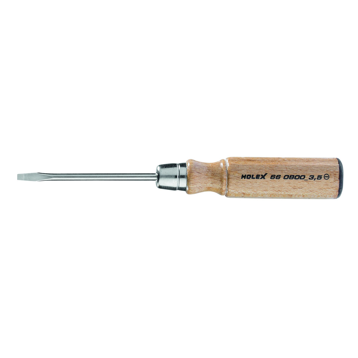 Schraubendreher für Schlitz, mit Holzheft, Schneidenbreite b: 3,5mm