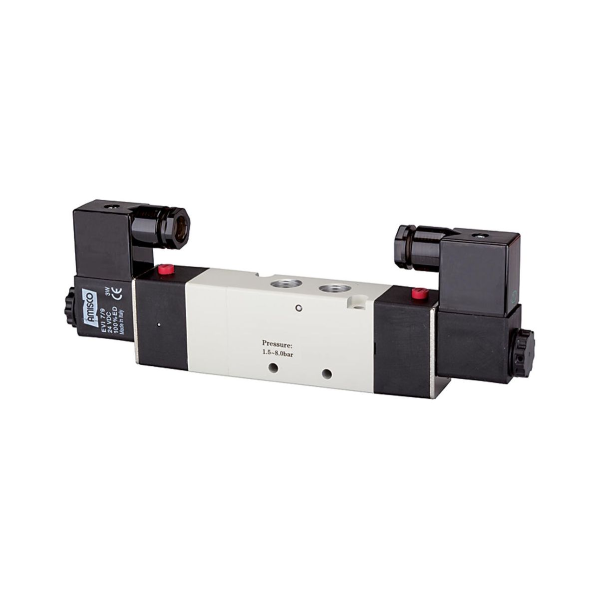 5/3-Wegeven elektrpn. »4V« Mitte geschlossen G 1/8, 24VDC, 400l/min
