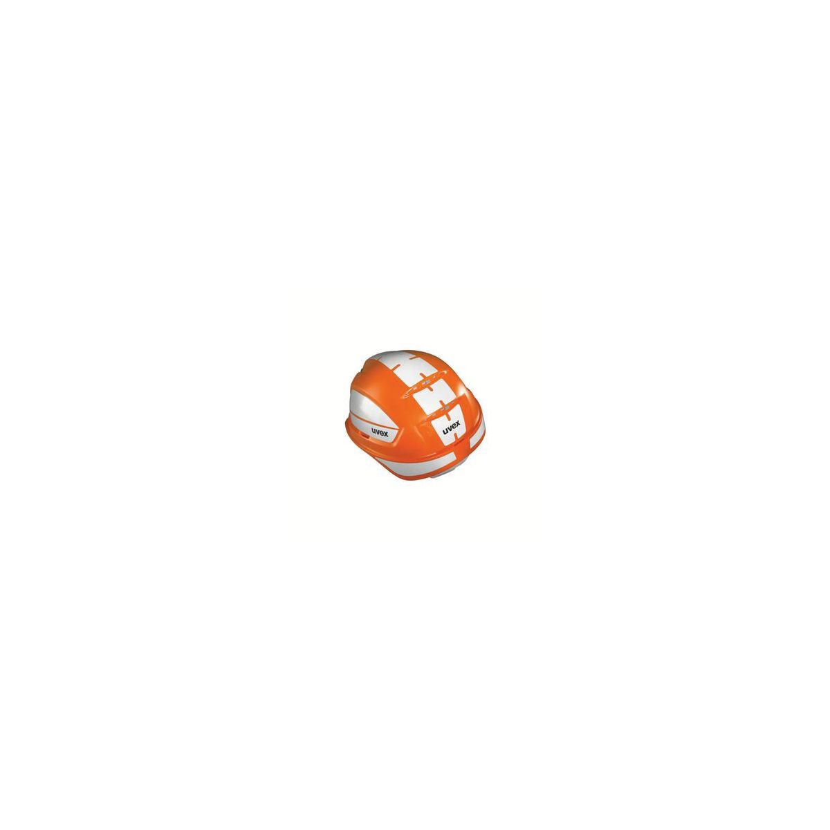 Schutzhelm uvex pheos B orange mit Lüftungen