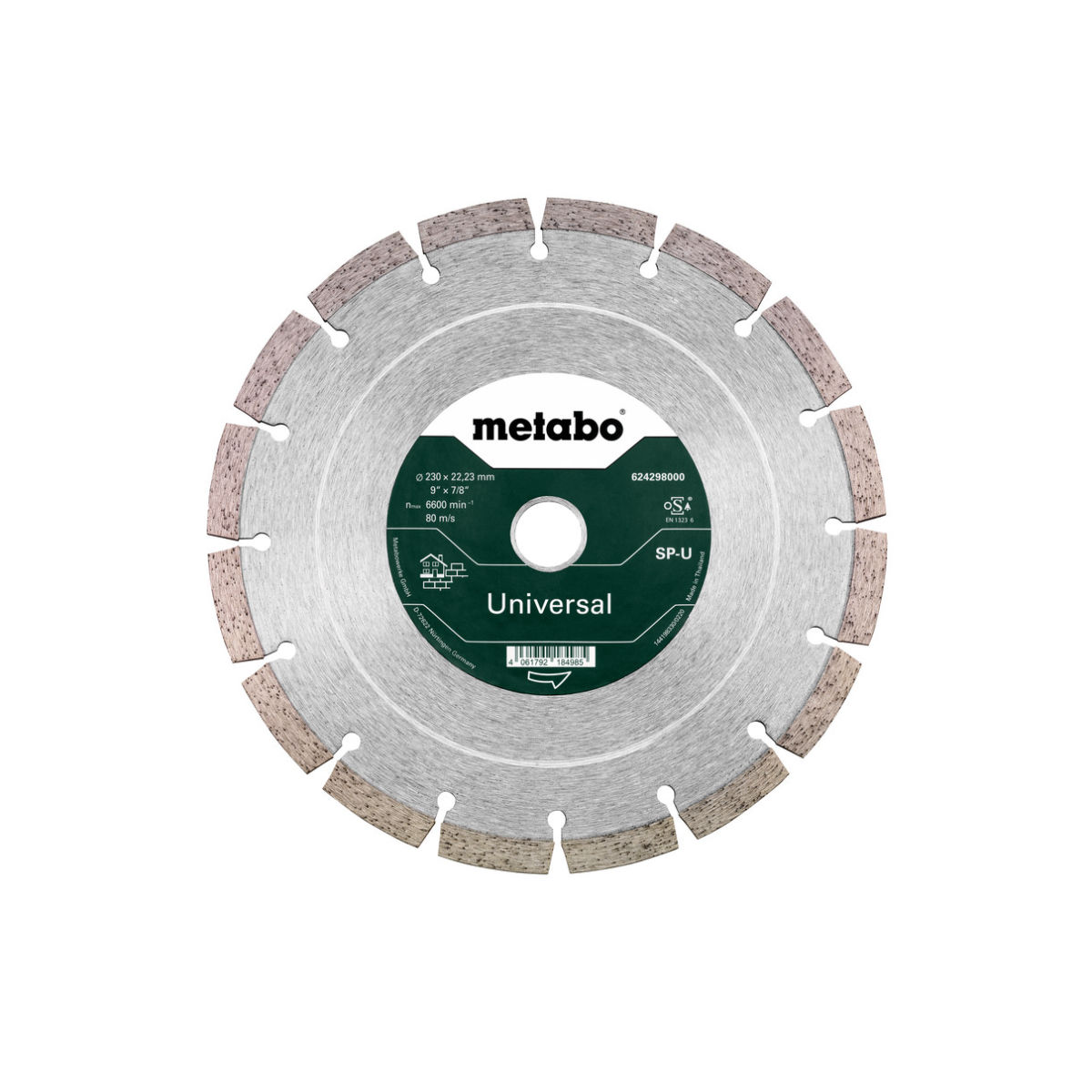Diamanttrennscheibe - SP - U, 230x22,23mm / B