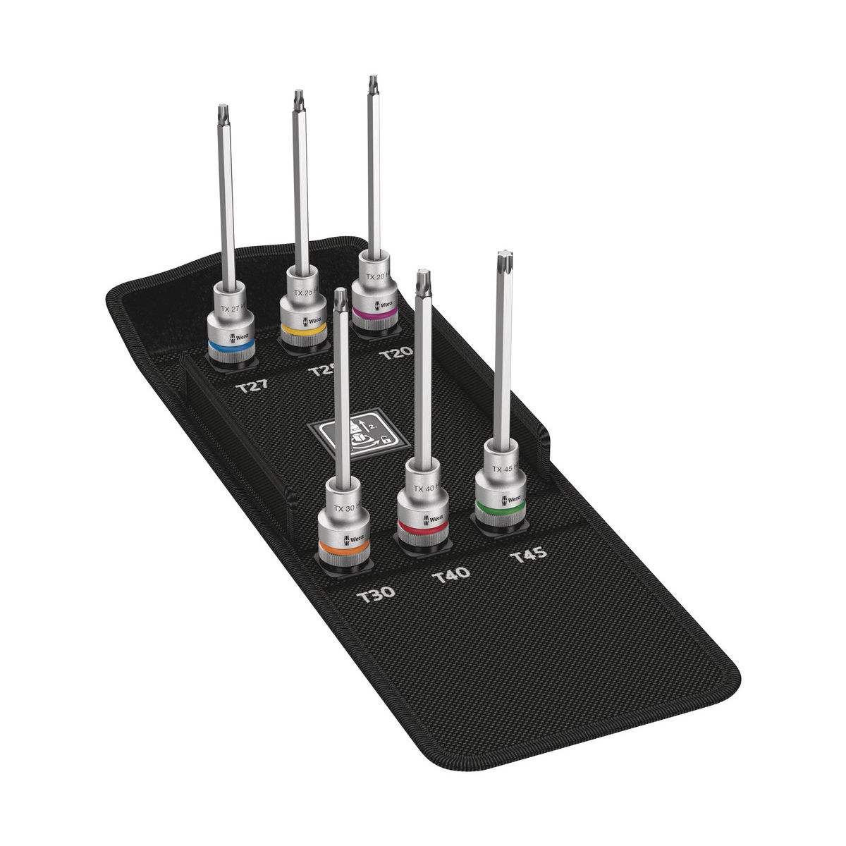 8767 C TORX® HF 2 Zyklop Bitnuss-Satz TORX®, mit Haltefunktion, 6-teilig