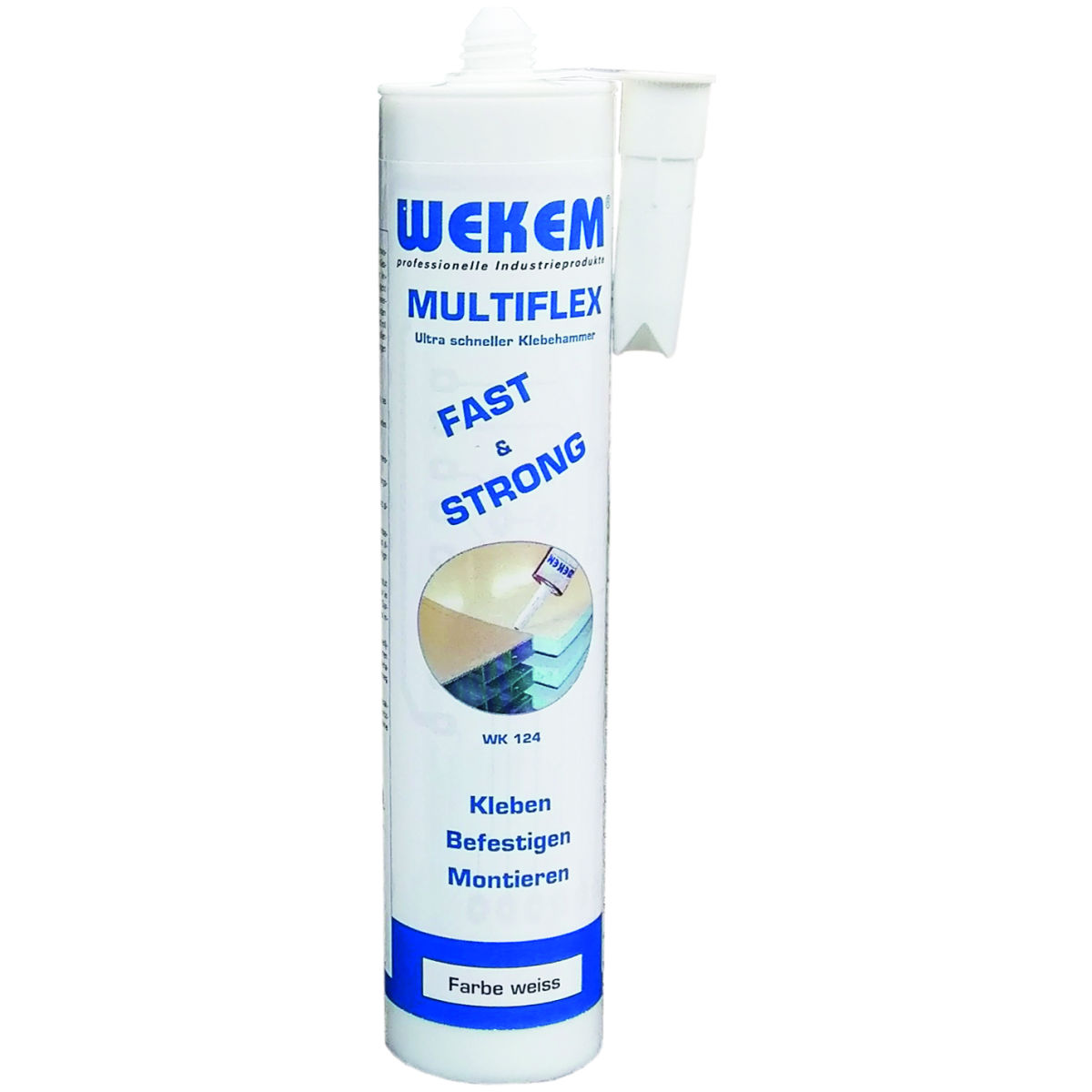 MS-Polymer Klebstoff Multiflex Strong, 290 ml, Farbe: WHITE