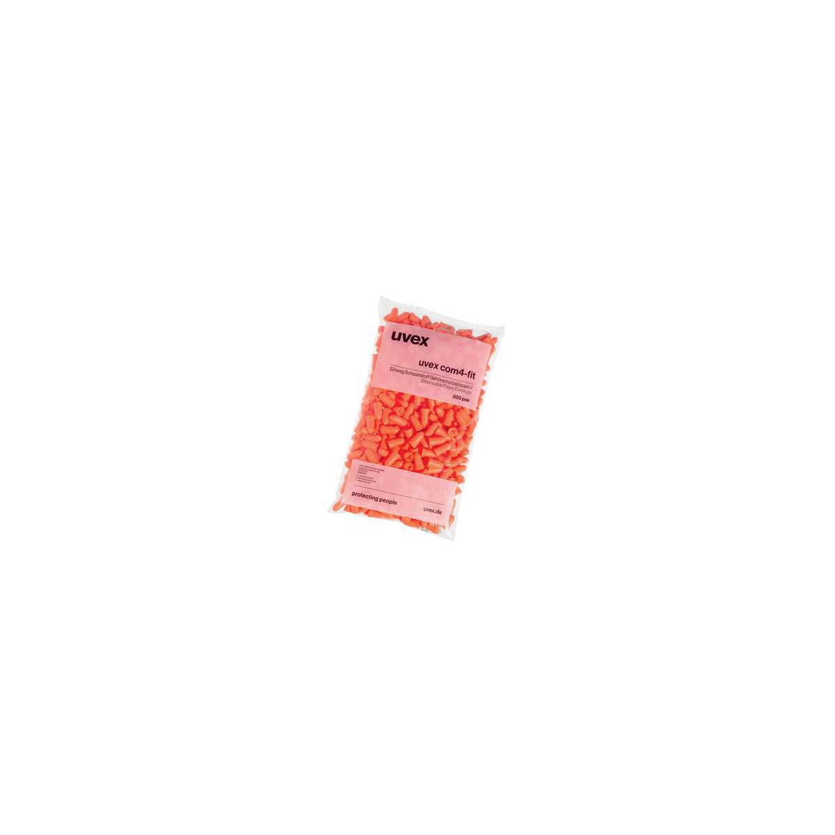 Gehörschutzstöpsel uvex com4-fit orange SNR 33 dB Größe S