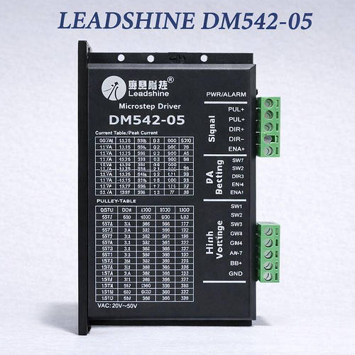 Драйвер крокового двигуна Leadshine DM542-05 — цифровий драйвер для NEMA17–NEMA23 ЧПУ