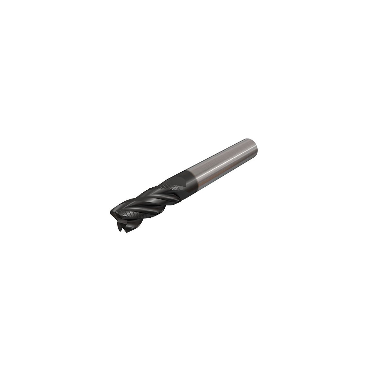 EFS-E44 25-52W25CF121 IC900 Vollhartmetall Schrupp-Schlichtfräser, mit unterschiedlichen Steigung für ein vibrationsarmes Fräsen.