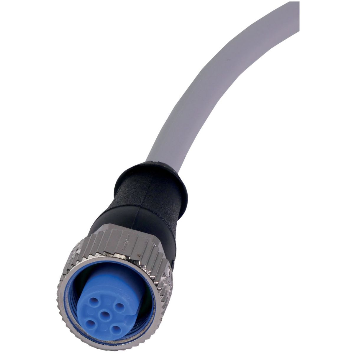 Rundsteckverbinderkabel, für Überwachungseinheit/Rundsteckverbinderkabel zum Verbinden von Staudrucksensor mit Steuerung / Bussystem, M12 Anschluss auf loses Leitungsende (4-polig), Gewicht=84 g
