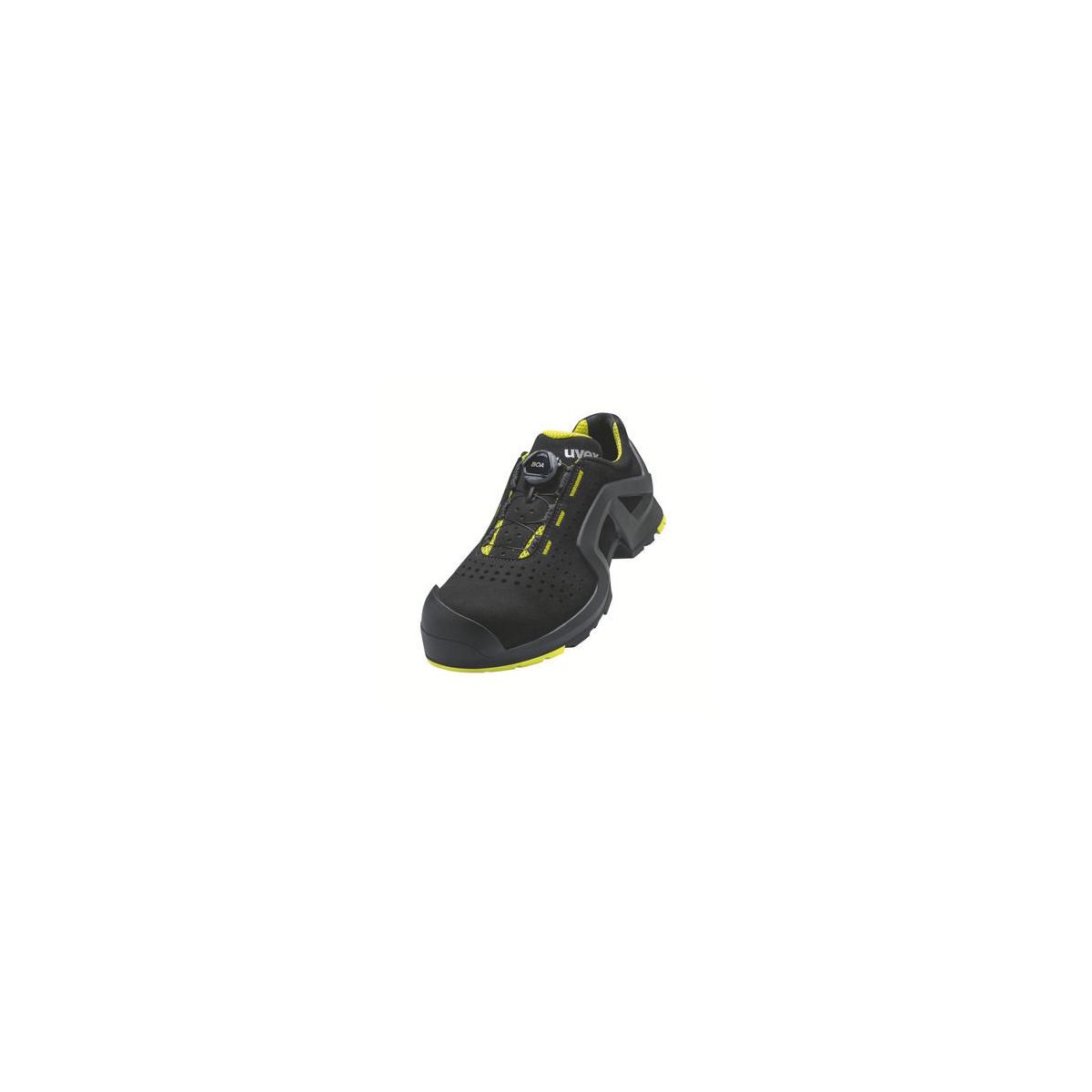 uvex 1 support Halbschuhe S1P schwarz/gelb Weite 11 Größe 52