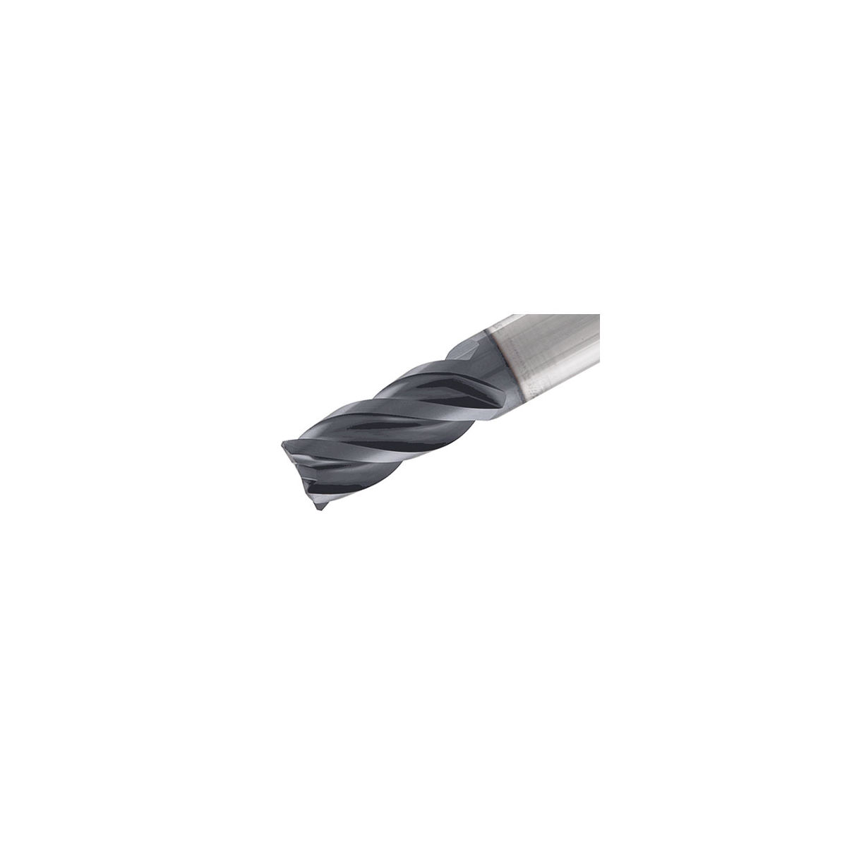 EC-H4M 20-40C20CF-E104 IC900 Schaftfräser mit 4 Schneiden, unterschiedlichen Spiralwinkeln und ungleicher Teilung für vibrationsarme Bearbeitung