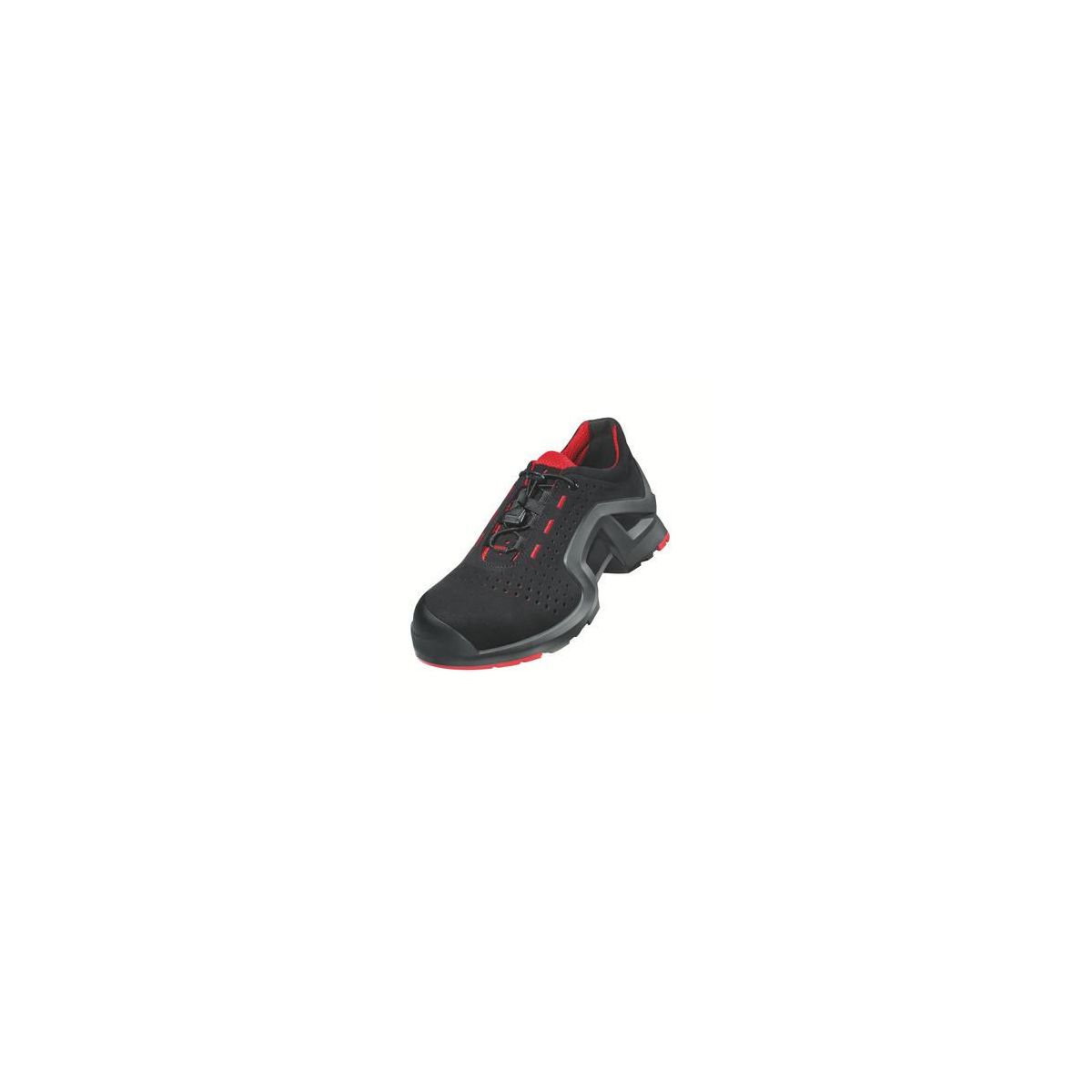 uvex 1 support Halbschuhe S1P schwarz/rot Weite 10 Größe 45