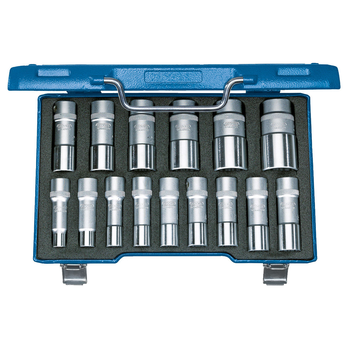 Steckschlüssel-Satz 1/2″ 15-teilig UD 10-32 mm