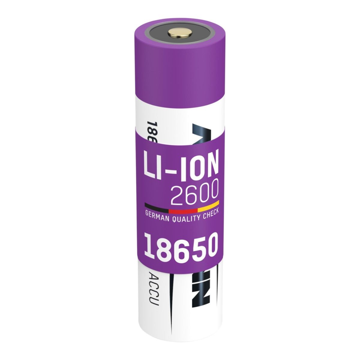 Li-Ionen-Akkuzelle, wiederaufladbar, Kapazität: 2600mA·h