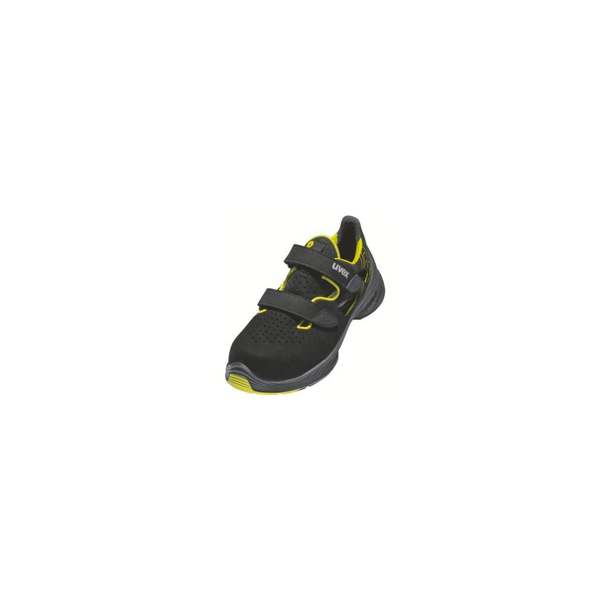 uvex 1 G2 Sandalen S1 6 schwarz/gelb Weite 12 Größe 35
