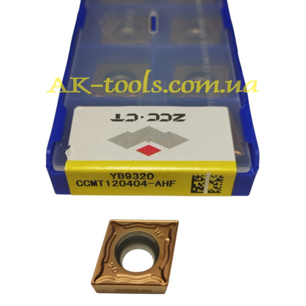 80° CNMG+ССМT · CCMT120404-AHF YB9320 ZCC Original