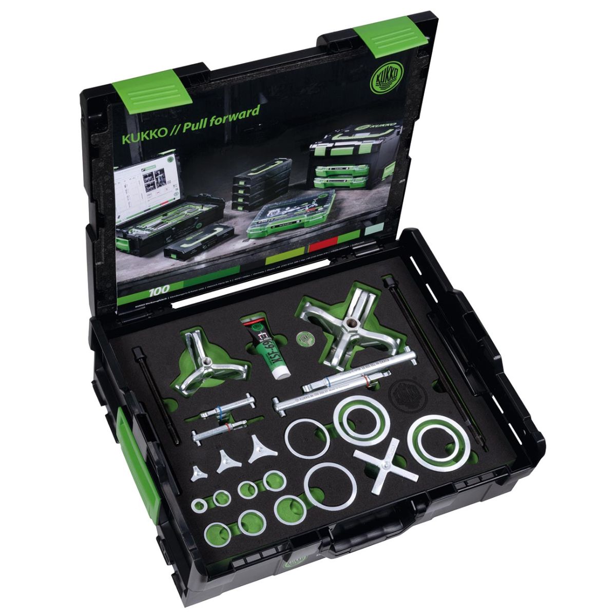 Kugellager-Abzieher-Sortiment in KUKKO L-BOXX®, Typ: K70C