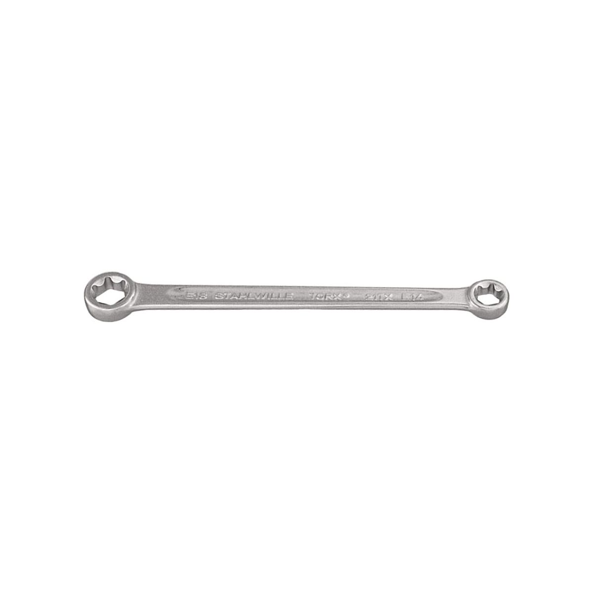 Doppelringschlüssel, gerade, für Torx®-Schrauben, Torx®-Profil: E6XE8