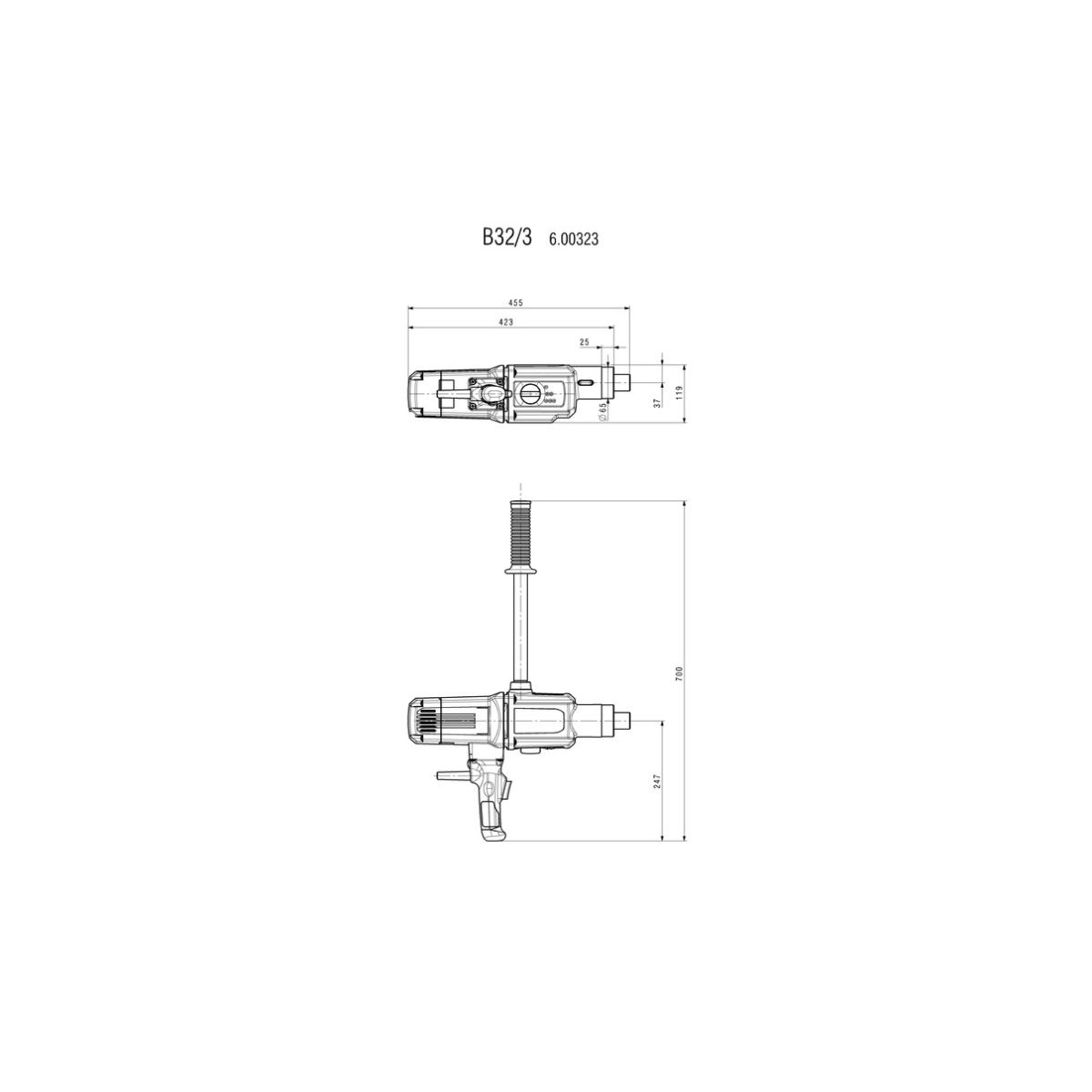 B 32/3 Bohrmaschine