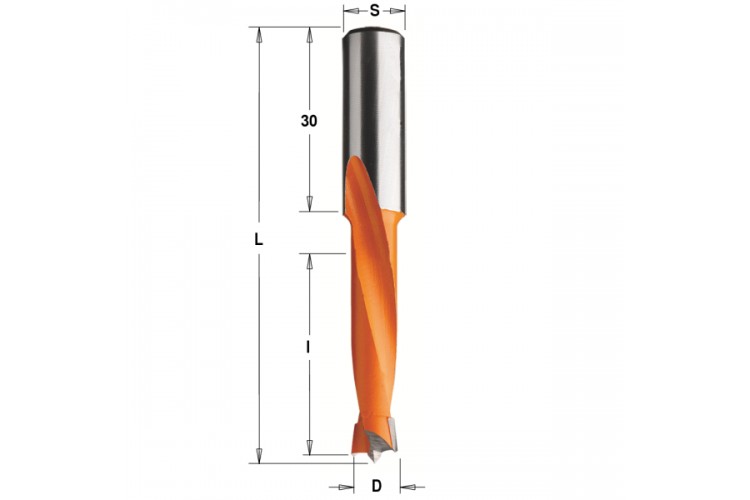 Глухие свёрла L=70 S=Ø10x30