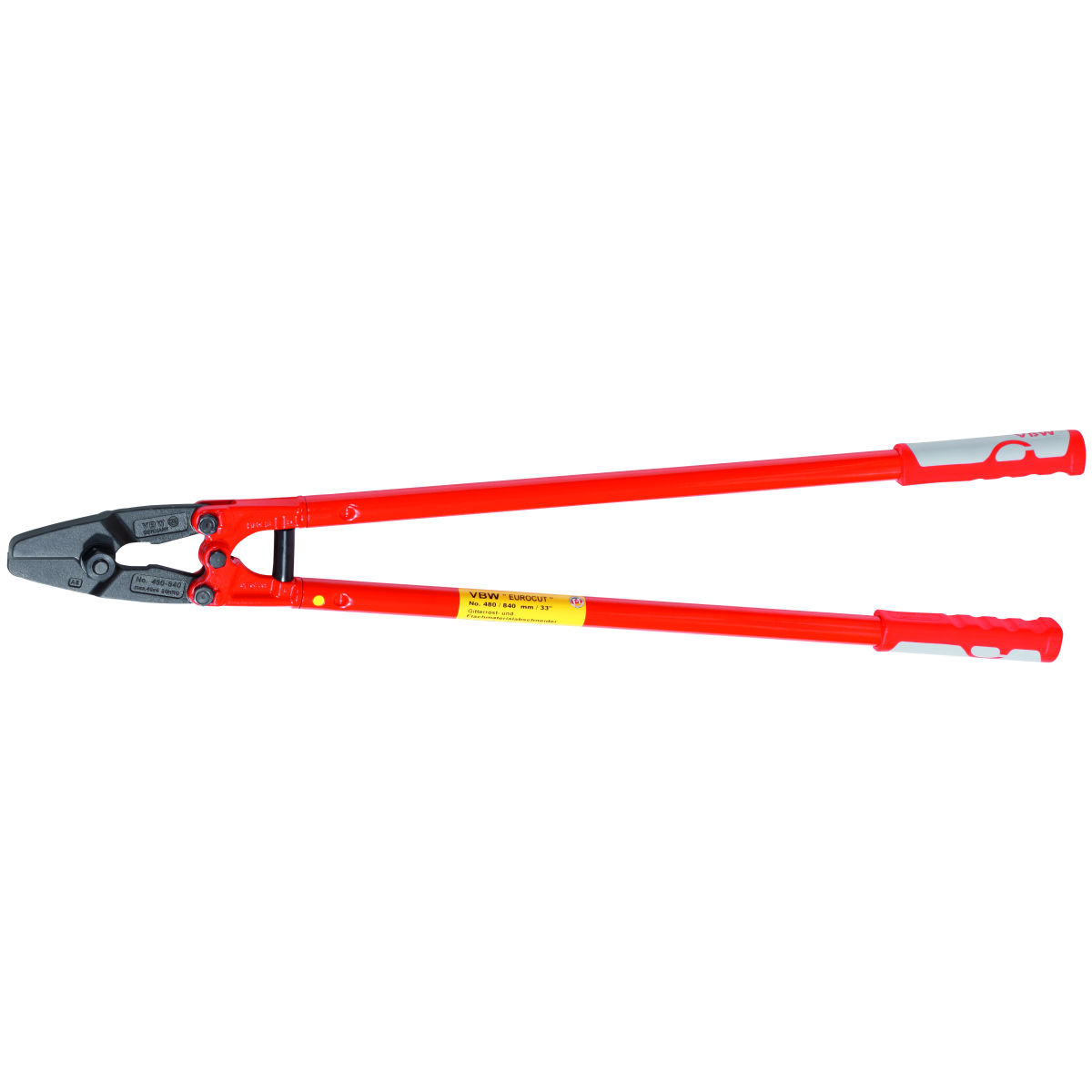 Gitterrost- und Flachmaterialschneider, ganze Länge: 840mm