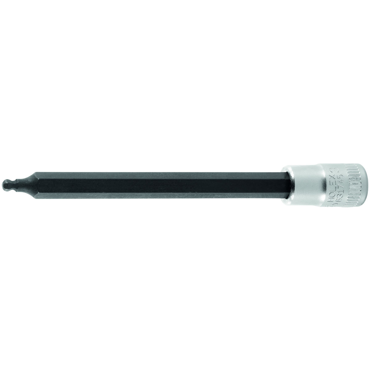 6-kant-Schraubendreher-Einsatz, 1/4 Zoll, mit Kugelkopf lang, Sechskant: 3mm