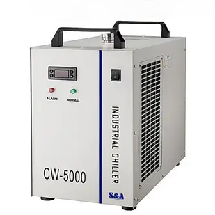 Чилер S&A CW-5000 для лазерних верстатів CO₂ до 120 Вт (промисловий охолоджувач води)