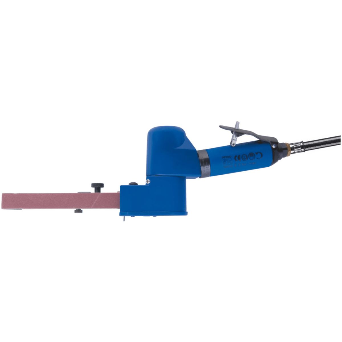 PFERD TOOLS Bandschleifer mit Bandschleifvorsatz BSVA 5/155-23/24 x 480 21 m/s 370 Watt