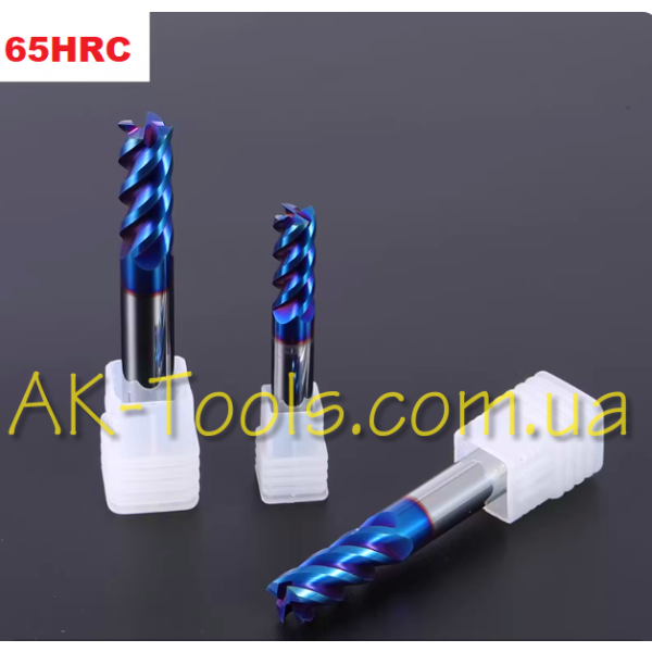 ТВЕРДОСПЛАВНІ 4-пера · D5*5D*50L*4F (65HRC)