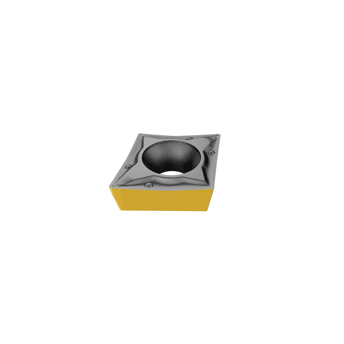 CCMT 060202-PF IC807 Positive, rhombische 80°-Drehwendeschneidplatten zum Vorschlichten und Schlichten von weichen Werkstückstoffen und exotischen Legierungen